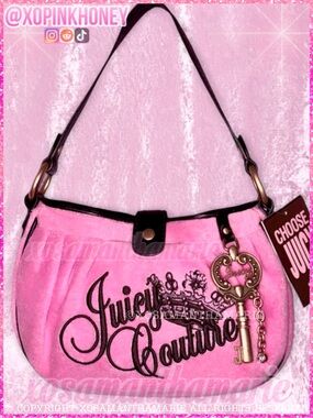 Rare Y2K Vintage Juicy Couture Pink Bag